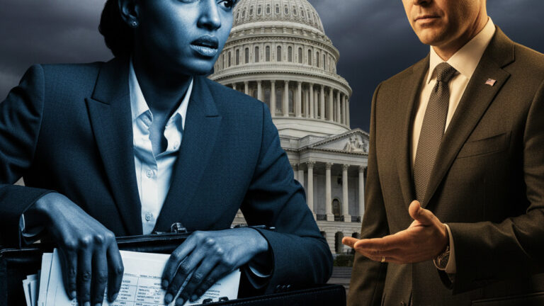 Editorial illustration: Omar’s ‘Clean-Up’ Filing: A Pathetic Attempt to Dodge the Judg