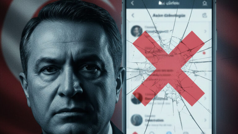 Editorial illustration: Turkey Arrests 160+ for Online Speech After School Shootings