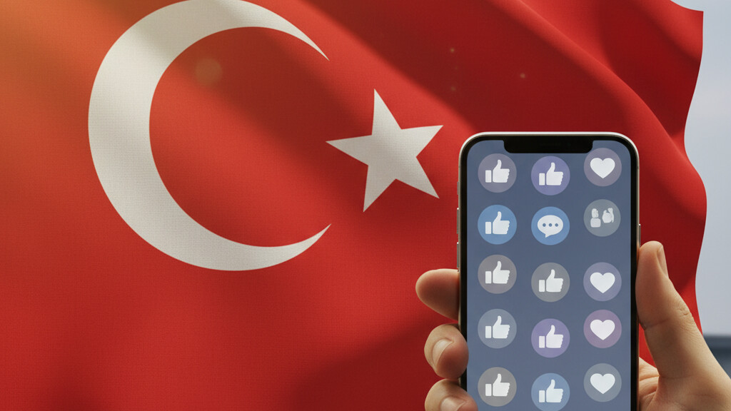 Editorial illustration: Turkey Arrests Over 160 for Praising School Shootings as Nation Reels from Doubl