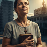 Editorial illustration: Cuba’s Spirit Awakens: Faith Confronts Communism, Freedom on the Horizon