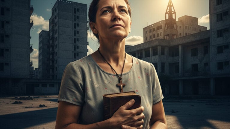 Editorial illustration: Cuba’s Spirit Awakens: Faith Confronts Communism, Freedom on the Horizon