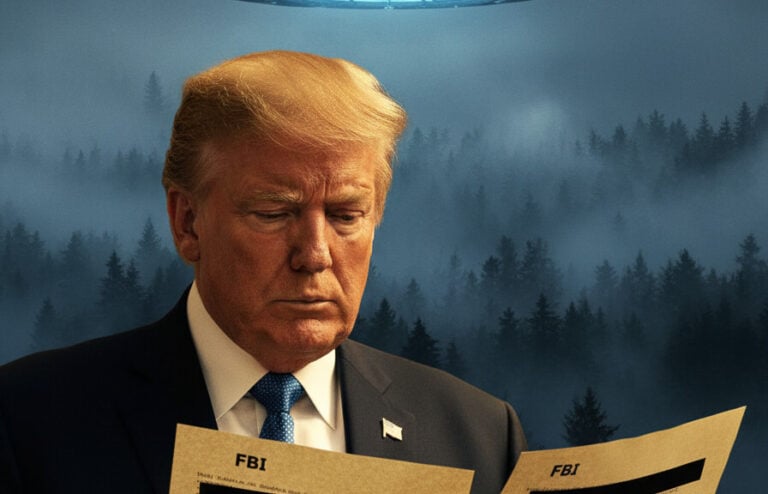 Editorial illustration: Declassified FBI Docs: Nazis May Have Built Secret UFO Craft in 1944