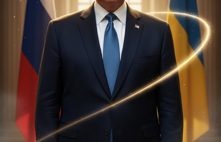 Editorial illustration: Trump Announces Russia-Ukraine Ceasefire and Major Prisoner Exchange