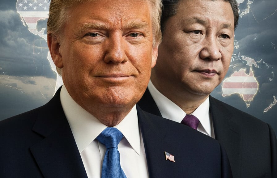 Editorial illustration: Xi Privately Told Trump That Putin May Regret Invading Ukraine