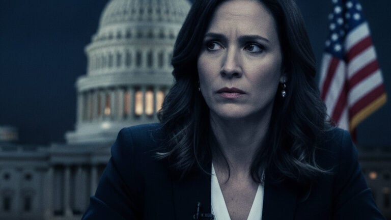 Editorial illustration: Epstein’s Longtime Assistant Testifies Before Congress, Claims She Never S