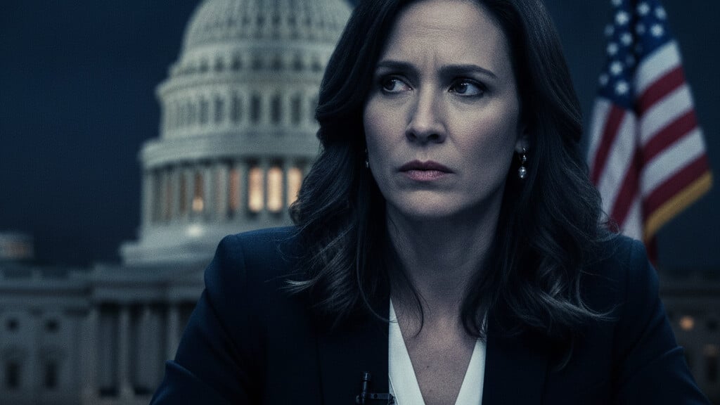 Editorial illustration: Epstein’s Longtime Assistant Testifies Before Congress, Claims She Never S