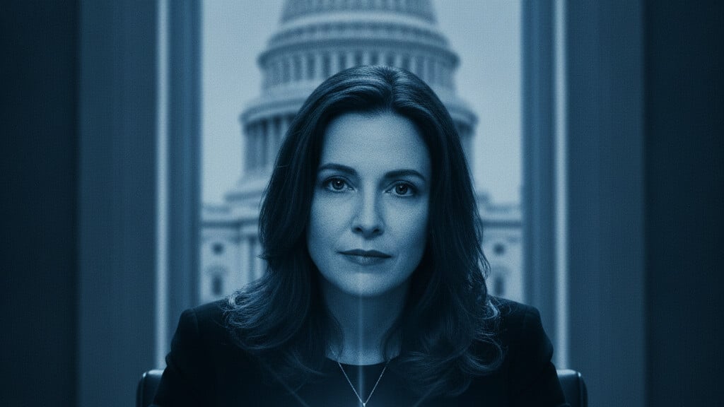Editorial illustration: Epstein Survivors Furious as Former Assistant Lesley Groff Claims Ignorance in C