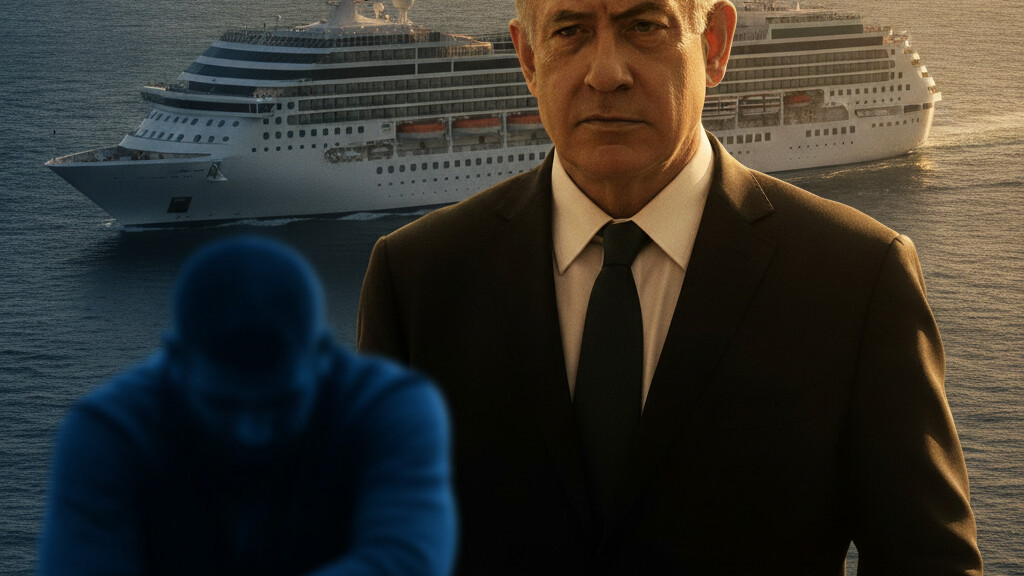 Editorial illustration: Hamas Terrorist Arrested in Greece for Plotting Attack on Israeli Cruise Ship