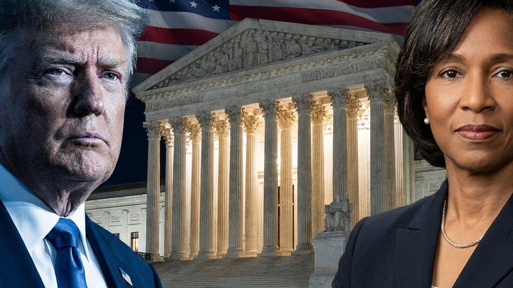 Editorial illustration: Supreme Court Blocks Trump’s Firing of Fed Governor Lisa Cook
