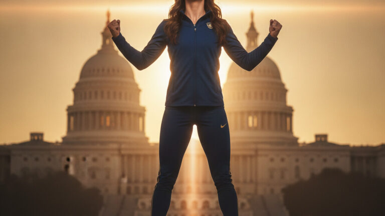 Editorial illustration: Supreme Court Delivers Major Victory for Female Athletes in Transgender Sports R