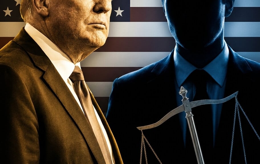 Editorial illustration: Appeals Court Shields 19 DEI Intelligence Officers from Trump Firings — The Swam