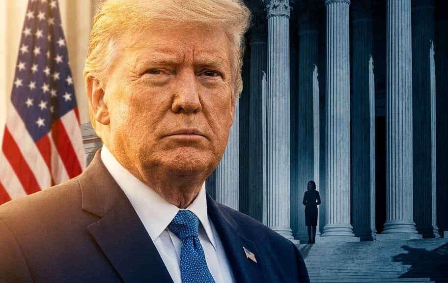 Editorial illustration: Supreme Court Blocks Trump’s Bid to Fire Fed Governor Lisa Cook
