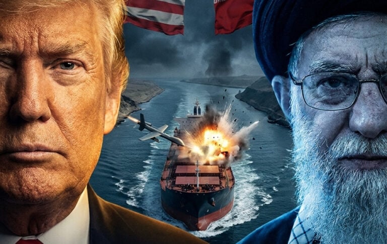 Editorial illustration: Trump Accuses Iran of Foolish Violation as Ceasefire Frays